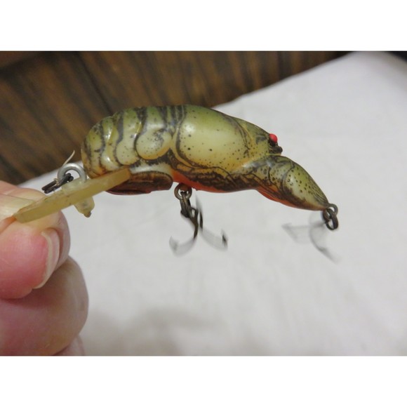 REBEL Other Vintage Rebel Crawfish Shallow Floater Fishing Lure